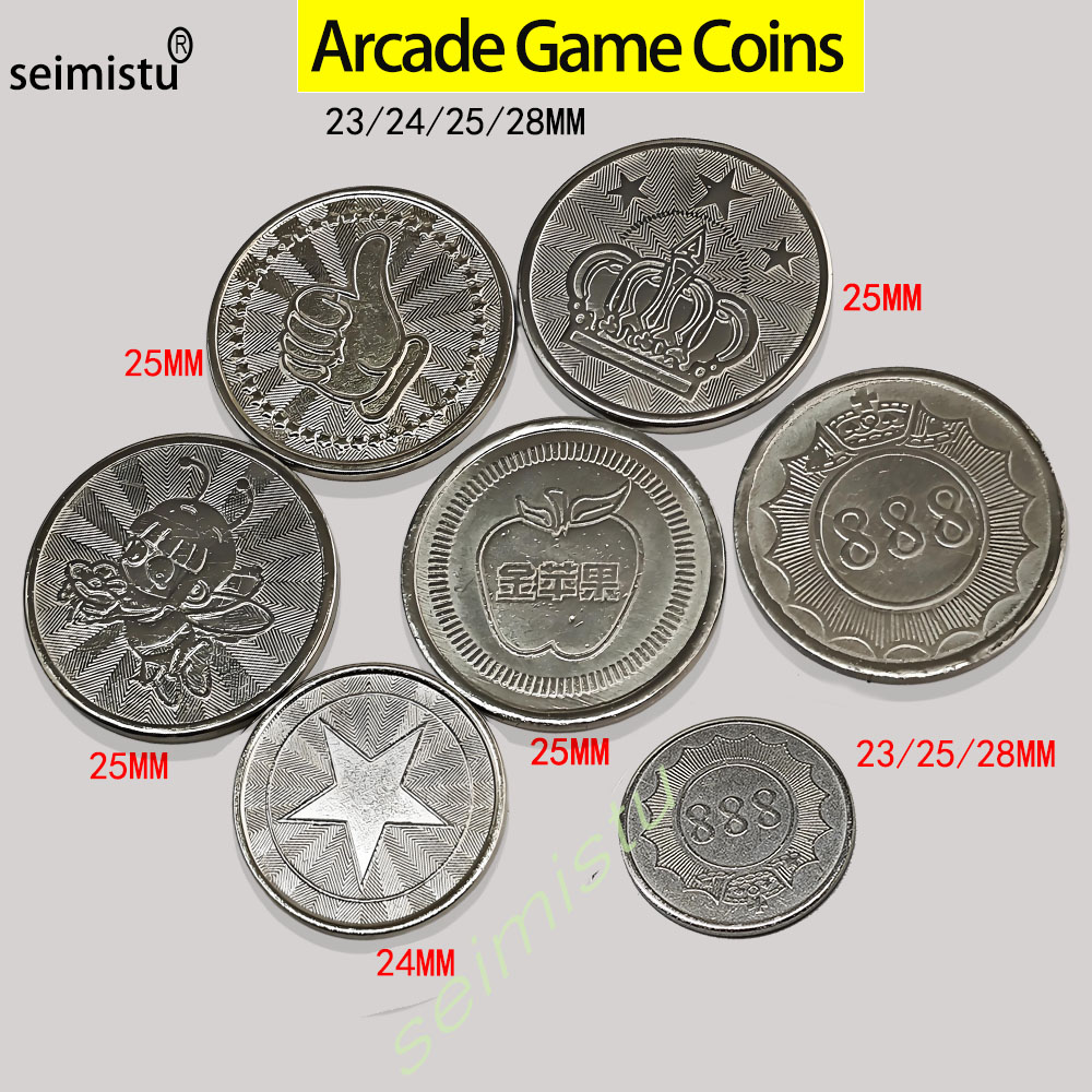 Arcade Games And Vending - 100개입, 스테인리스 스틸 재질, 23/24/25mm 크기의